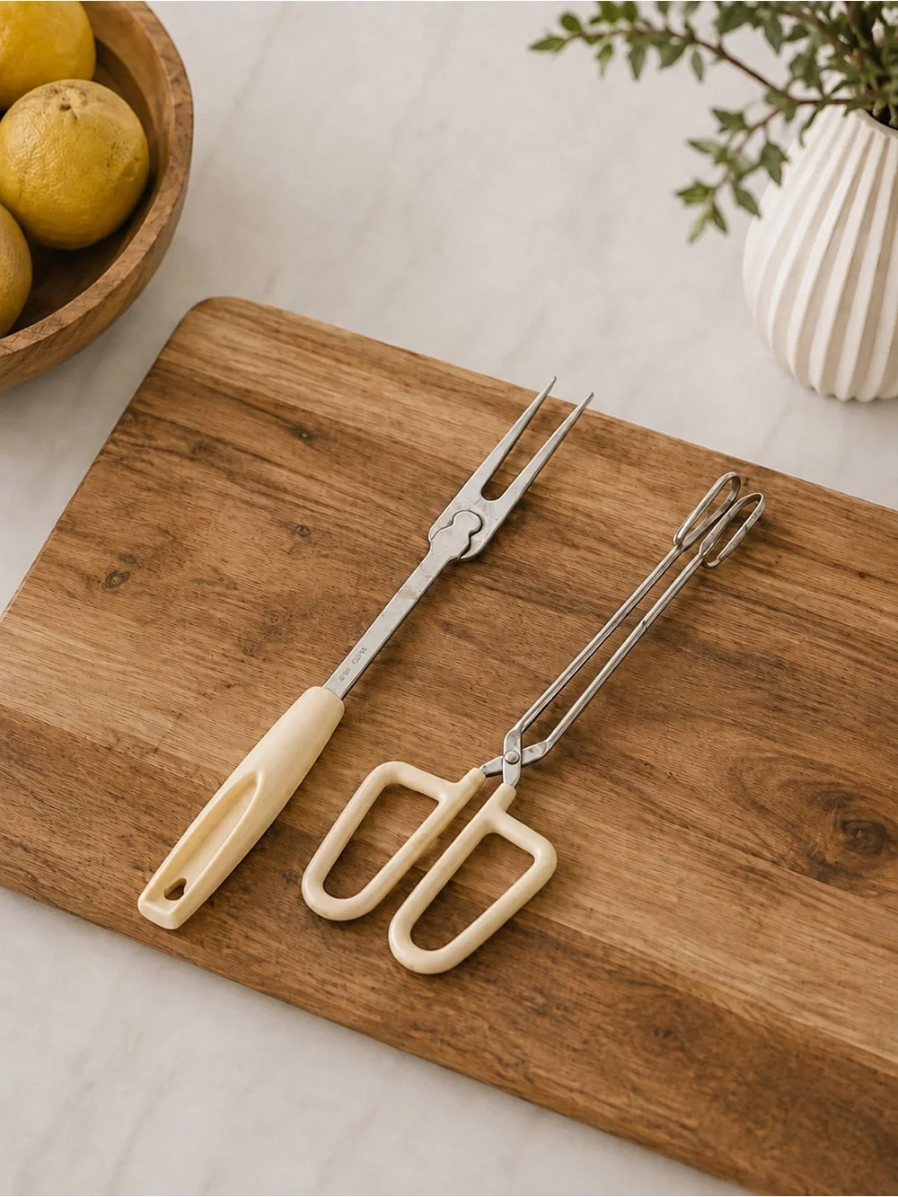 Vintage Kitchen Tool Ecko Tongs Koco Fork